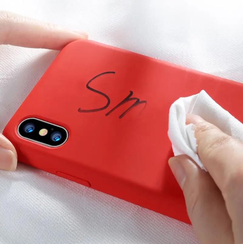 IUENUA Ударопрочный силиконовый чехол для iPhone XS MAX XR X Liquid Fiber мягкий телефона 6 6s 7 8 Plus