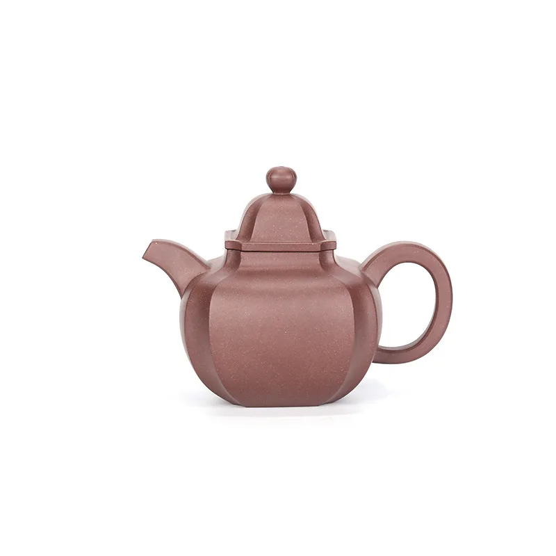 

Yixing Dark-red Enameled Pottery Teapot Famous Full Manual Customized Manufactor Wholesale A Piece Of Generation Deliver Goods
