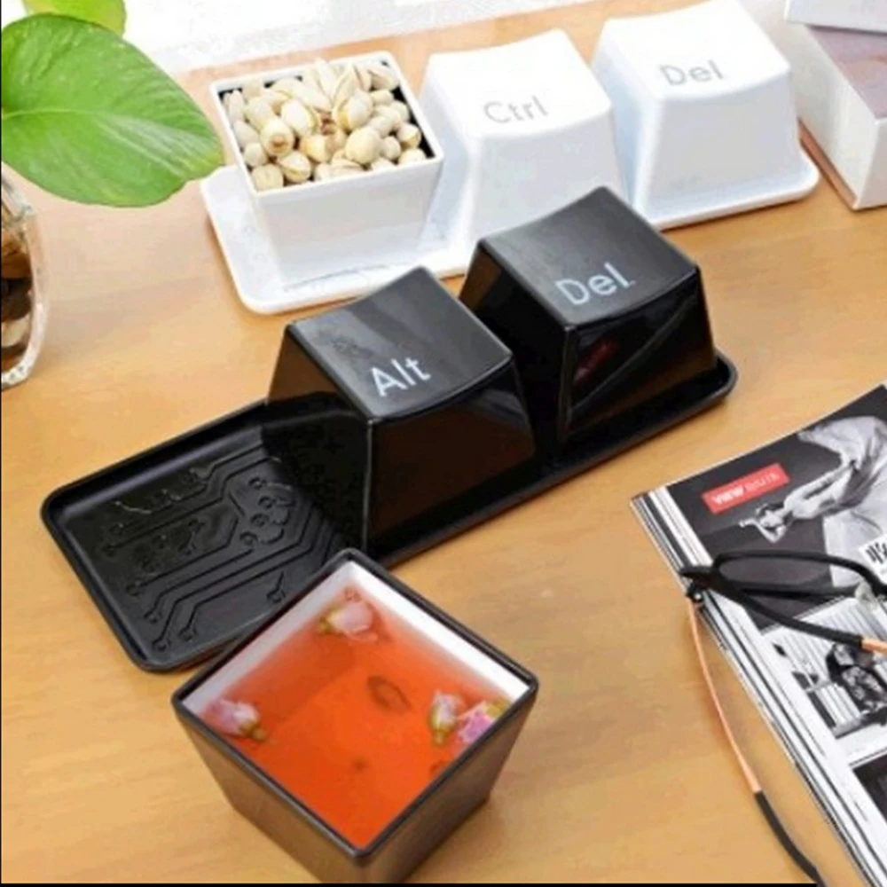 3 шт./компл. творческие Кнопка моделирование чашки модное клавиатура кружка Кофе