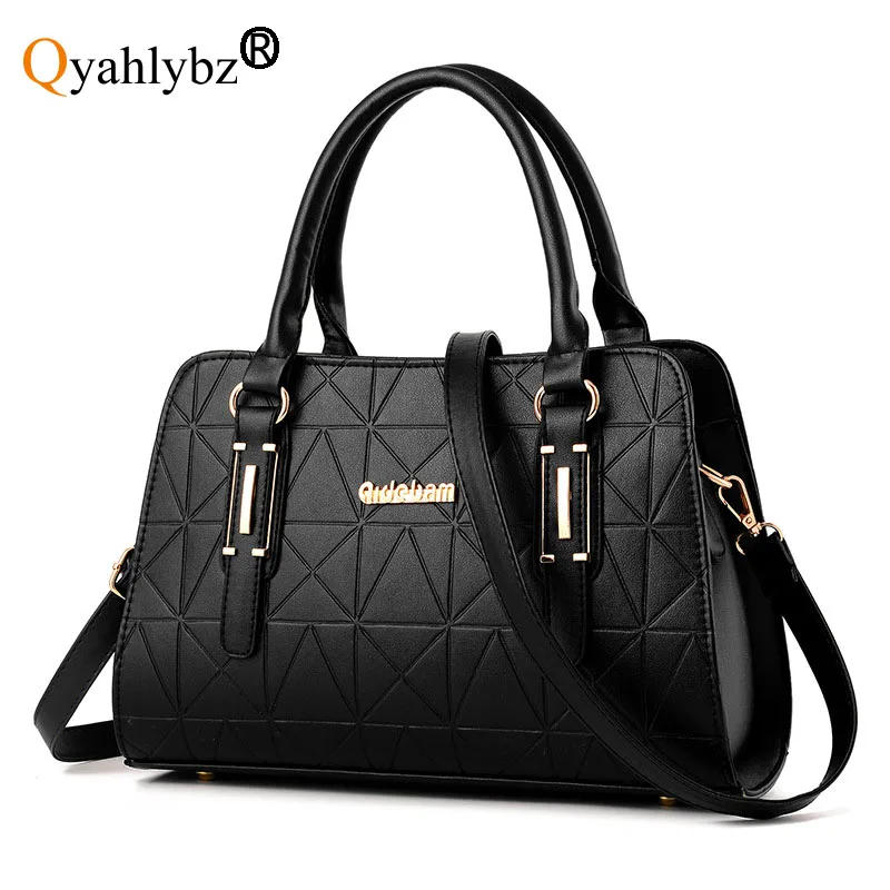 

Qyahlybz band ladies handbag fashion shoulder messenger bags female pu leather large capacity tote bags bolsas femininas baratas
