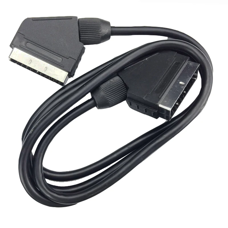 Кабель Scart sart EU кабель для ТВ DVD STB 21 контактный штекер 0 75 м|Кабели VGA| |