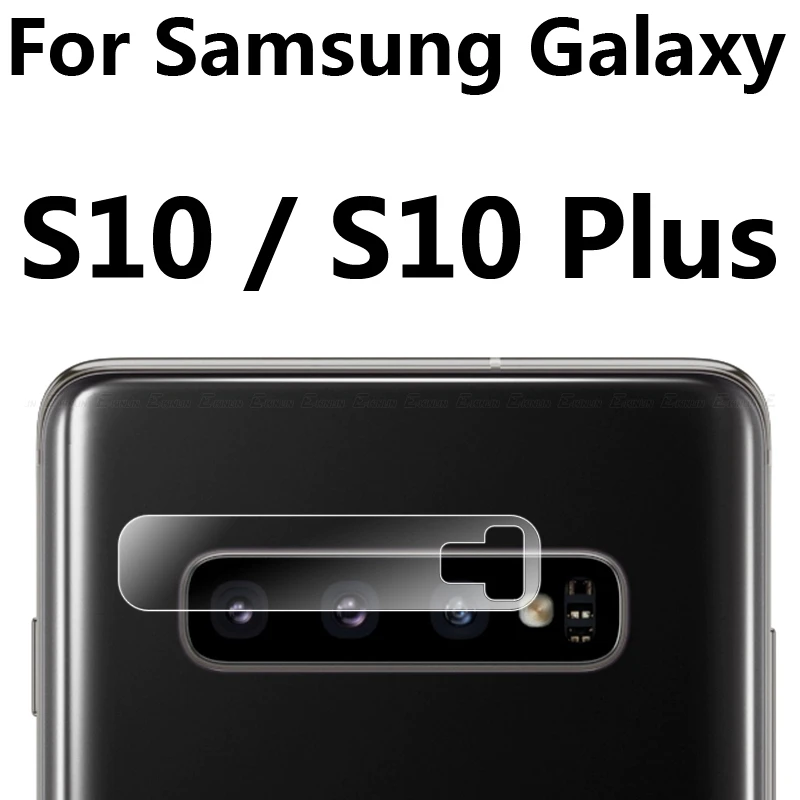 Задняя Защитная пленка для объектива камеры из закаленного стекла для samsung Galaxy S10 5G S10e S9 S8 Plus S7 edge Note 10 9 8 - Цвет: For S10 or S10 Plus