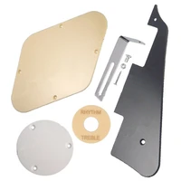 1 set electric guitar pickguard cavity cover switch cover pickup selector plate guitar accessories support bracket cream
