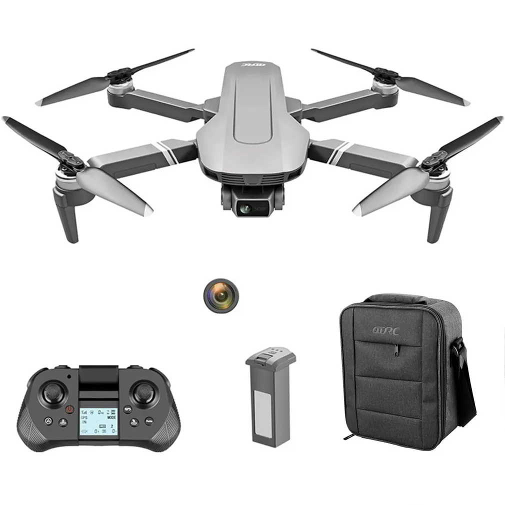 

Дрон для аэрофотосъемки F4 с 2-осевой шарнирной камерой 4k HD GPS-позиция на большие расстояния пульт дистанционного управления Квадрокоптер по...