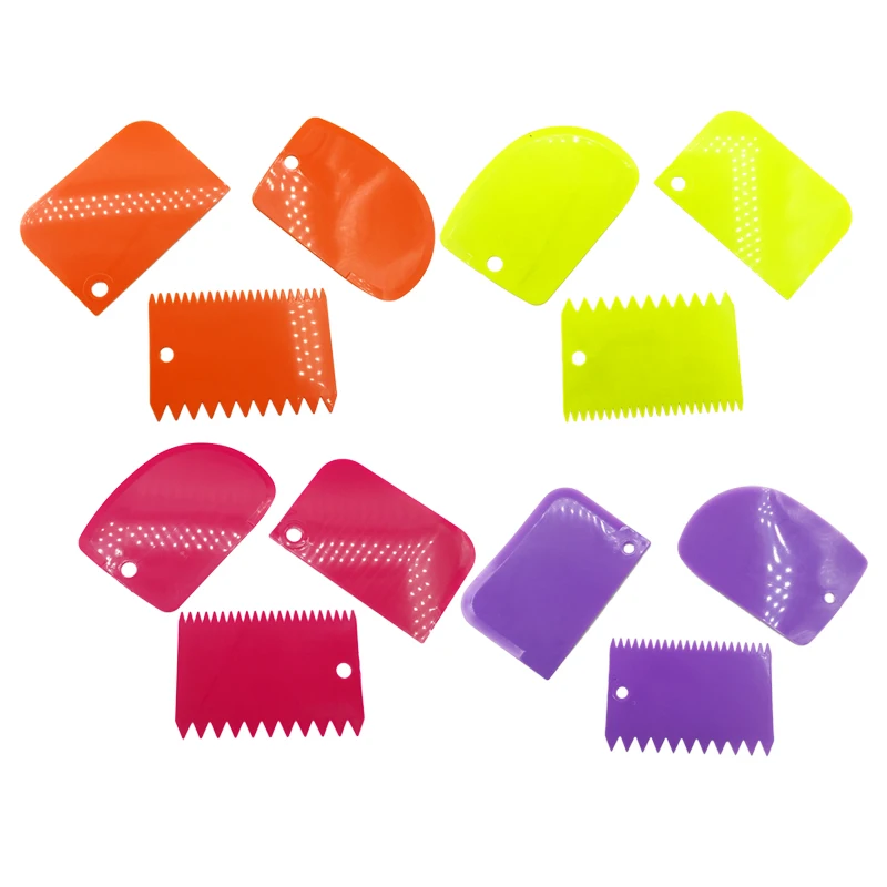 3 шт./компл. Красочный многофункциональный пластиковый резак скребок для масла