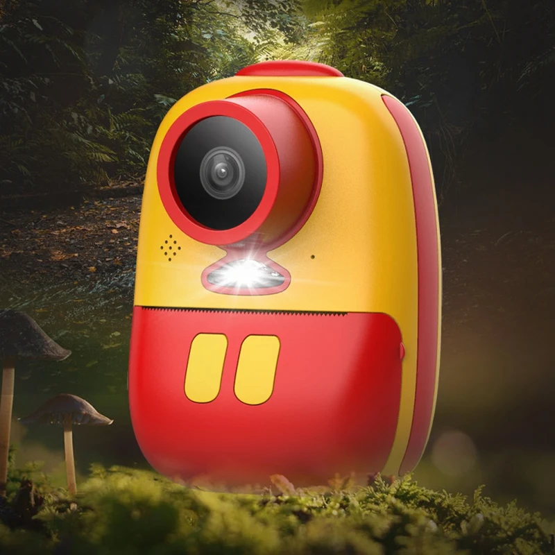 

Kids Instant Camera Dual Lens with 2 Inch LED Sn Fill Light Video Children Outdoor Digital Camera Gift
