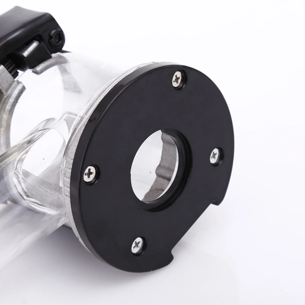 

Aluminum Base Of Trimming Machine Adapt Vacuum Cleaner Bakelite Milling Woodworking Slotting Machine Base Accessories