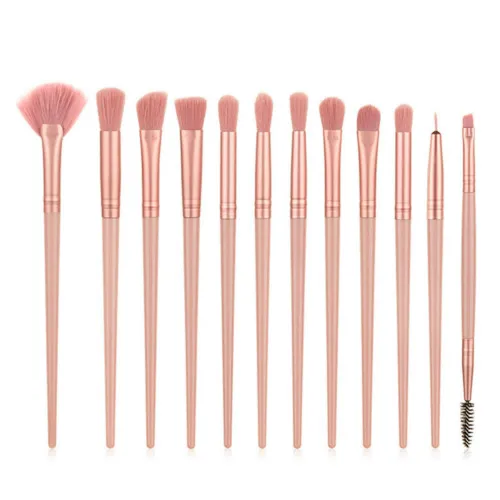 

12pcs Makeup Brush Set Eye Shadow Eyeliner Blending Eyelash Eyebrow Make Up Makeup Brushes Brush Multifunctional Beauty Tool