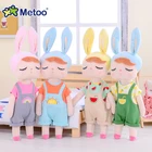 Плюшевые игрушки Metoo Angela Rabbit с фруктами для девочек, сменная одежда, юбка, шорты, кукла для детей, успокаивающий детский подарок на день рождения и Рождество
