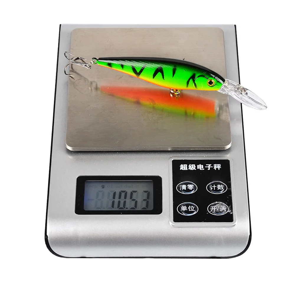 

YUZI 11cm 10g Hard Bait Minnow Fishing Lures Wobbler Floating 6# Treble Hook Artificial Pesca Swimbait Crankbait