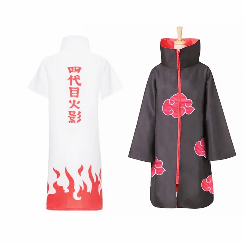 

Anime Hapyto Namikaze Minato Akatsuki Cloak Uchiha Itachi Cosplay Costume
