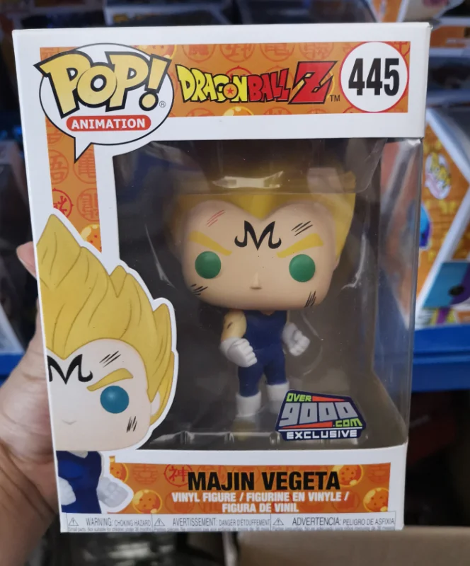 Funko Pop Dragon Ball Z Majin Vegeta 445 виниловые фигурки Коллекция Модель игрушки 10 см