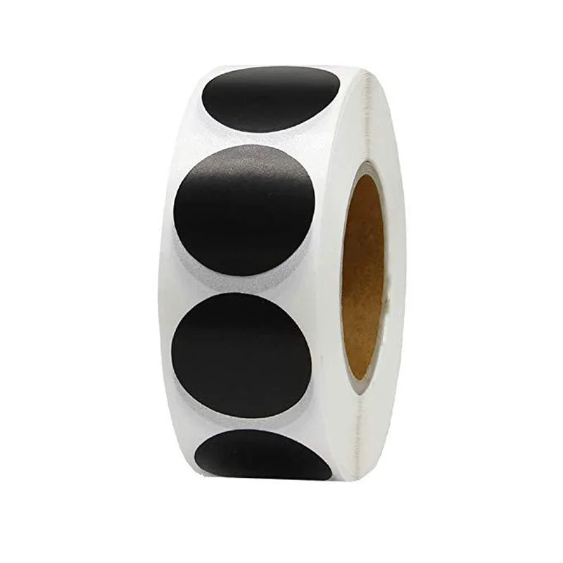 

Круглые бумажные наклейки 500 шт., 11 цветов