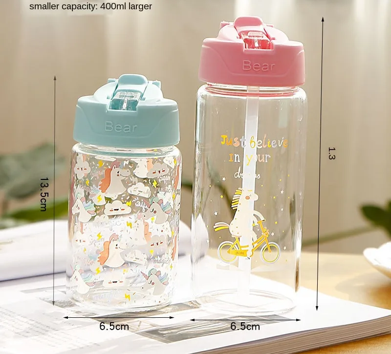 Соломенная стеклянная Женская Студенческая портативная герметичная мягкая