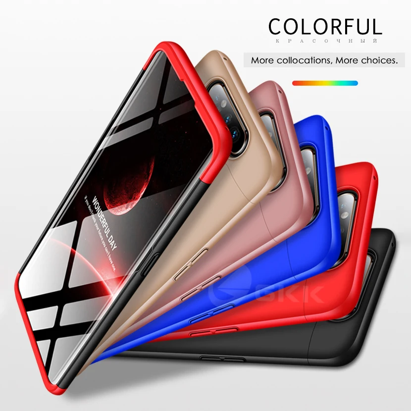 GKK Original Case for Samsung A80 Case Ultra-thin 360 Full Protection Anti-knock Matte Hard PC Cover for Samsung Galaxy A80 Case
