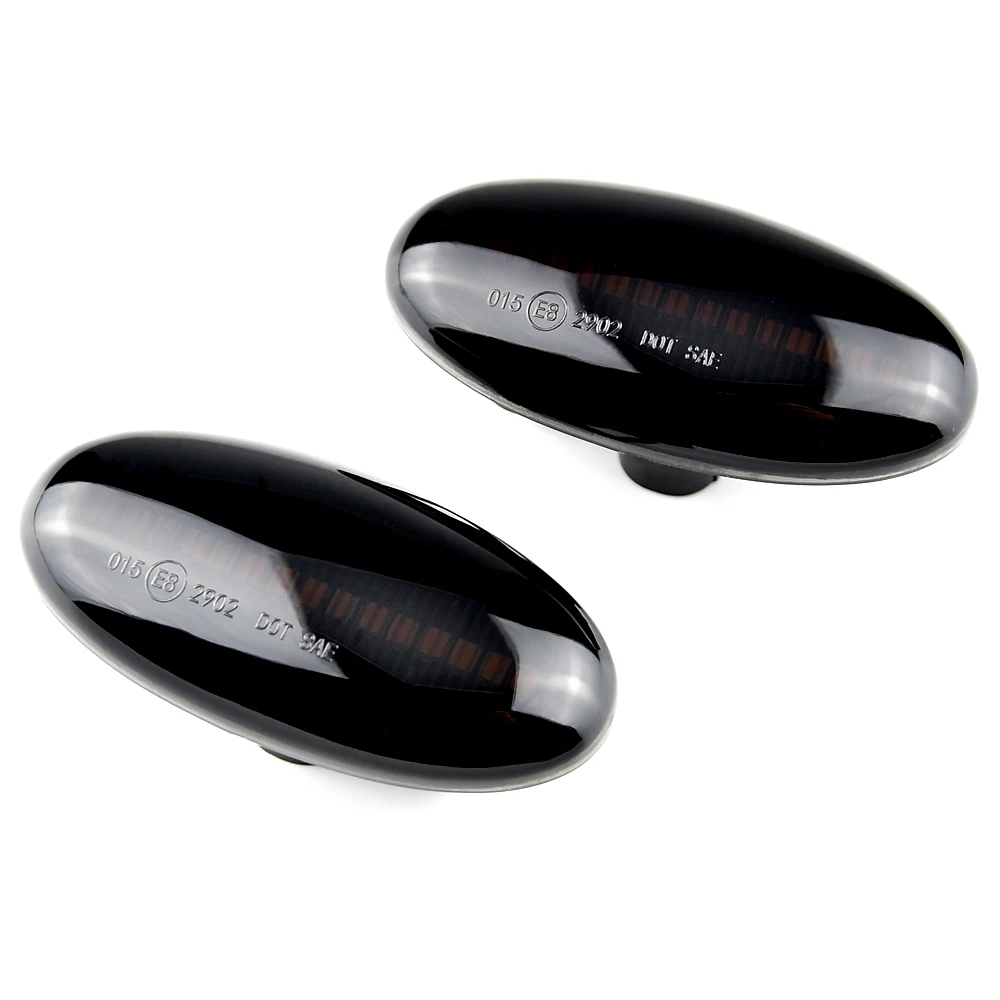 Modern Styling LED Side Indicator Repeater Turn Signal Blinker For Mazda 2 3 5 6 GG GY MPS BT-50 MPV Smoked Clear Dynamic Lights |