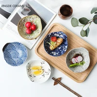 japanese style ceramics seasoning small dessert fruit dish soy sauce sushi wasabi dish home kitchen seasoning plate tableware