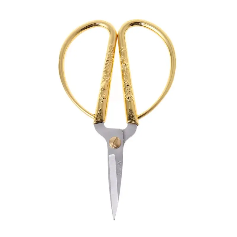 

New Hot Gold Dragon Phoenix Bonsai Scissors Wedding Shears Home Office Garden Cutting Hand Tools Pruning Scissors Drop Ship