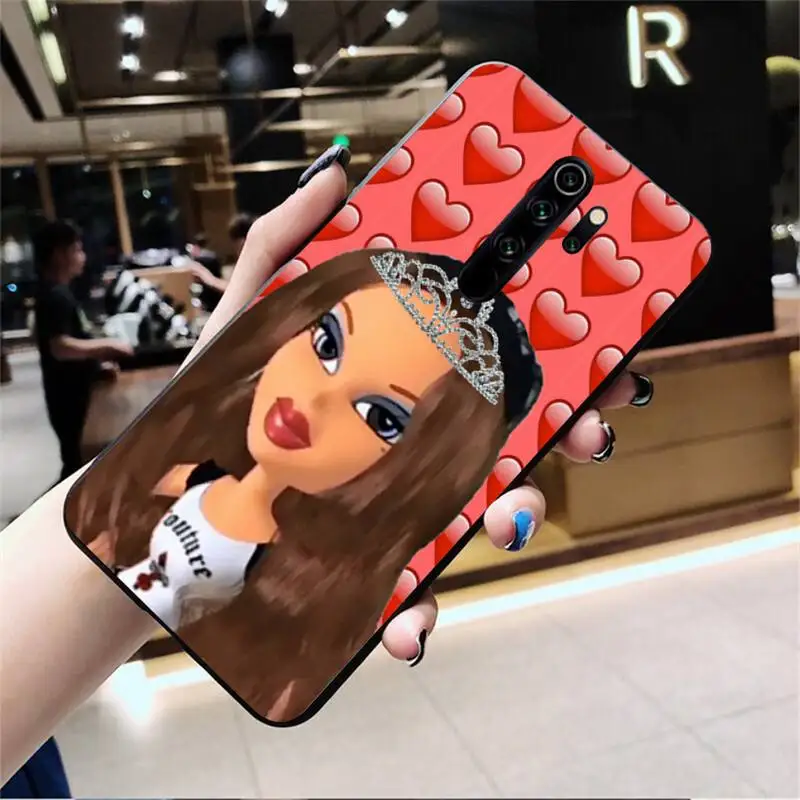 

Dabieshu Fashion Brand Doll Bratz Painted Phone Case for Redmi Note 9 8 8T 8A 7 6 6A Go Pro Max Redmi 9 K20