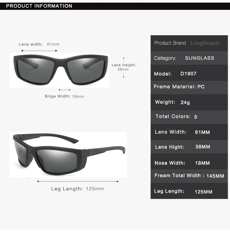 Солнцезащитные очки с поляризацией зеркальными линзами и защитой UV400|Мужские