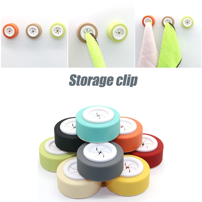 

Круглый держатель для полотенец всасывающая вешалка для рук настенное крепление самоклеящаяся вешалка для ванной и кухни поставка PAK5