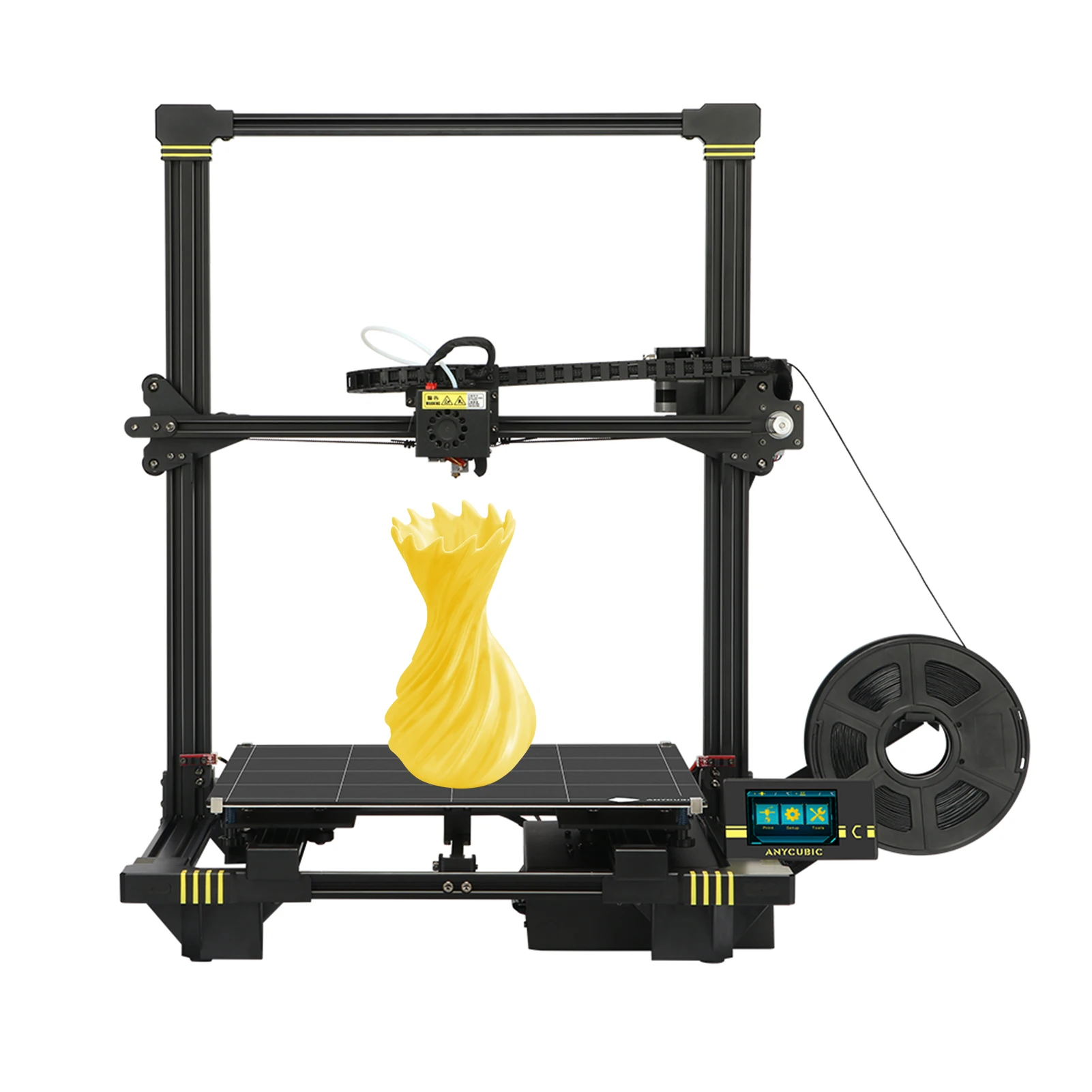 

ANYCUBIC Chiron 3D Printer 400x400x450mm Large Printing Size with TFT Touchscreen Ultrabase Platform With 500g PLA Filament
