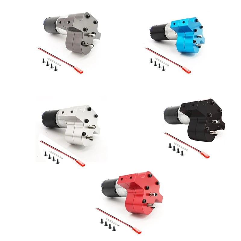 

Металлическая Коробка передач двигателя 370 коробка передач для WPL C14 C24 B1 B24 B36 MN D90 D96 D99 MN98 MN99S обновленные аксессуары для радиоуправляемых авт...