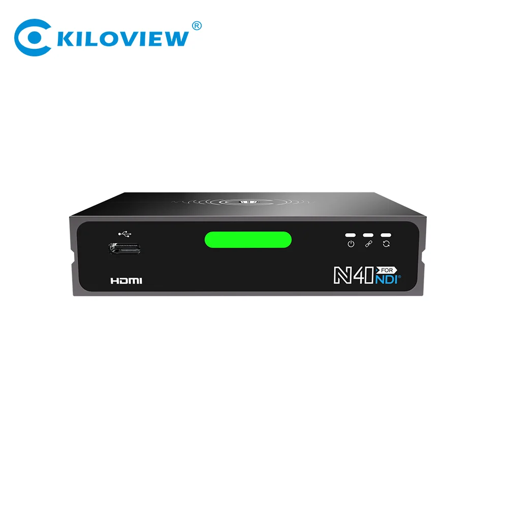 

Kiloview IPTV encoder N40 HDMI to NDI Video Converter 4K UHD live streaming video encoder decoder