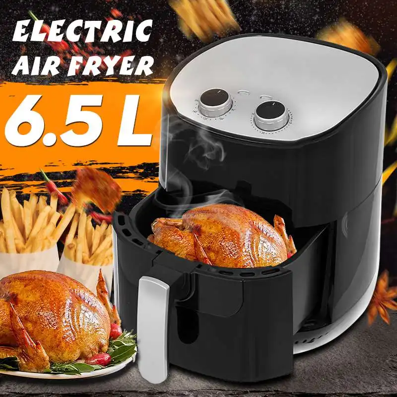 

2000W 2.5L/5L/6L Multifunction Air Fryer Chicken Oil free Air Fryer Health Fryer Pizza Cooker Timing Electric Deep Airfryer