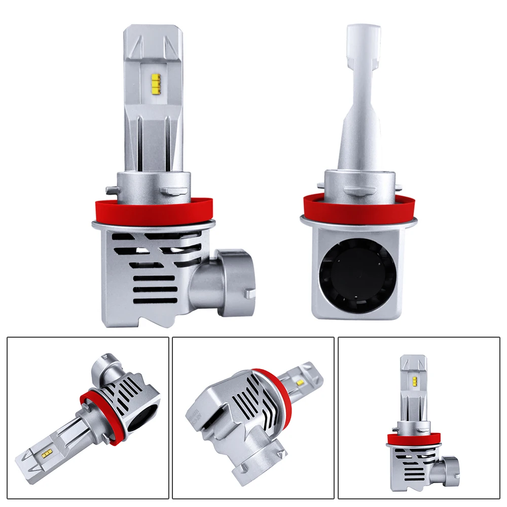 Светодиодный головной светильник лампы 2 шт. ZES автомобильный H7 H11 H8 H1 HB3 9005 9006 HB4