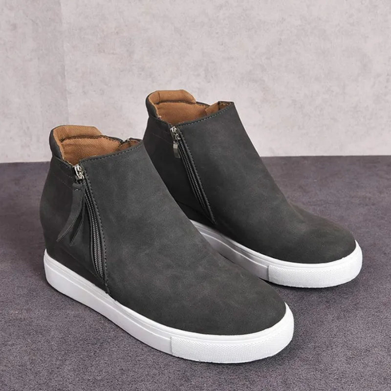 

High Quality Women Sneakers New Wedges Breathable Comfortable Vulcanize Shoes Women's Casual Shoes Zapatillas Deportivas Mujer
