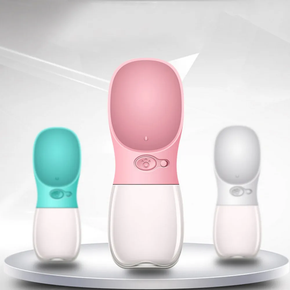 Портативная бутылка для воды собак маленьких и больших дорожная поилка щенков