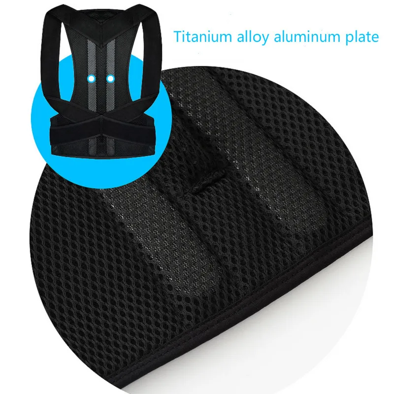 

Adjustable Back Brace Back Support Belt Shoulder Posture Correction and Prevention of Kyphosis Posture Fixation Protection Belt