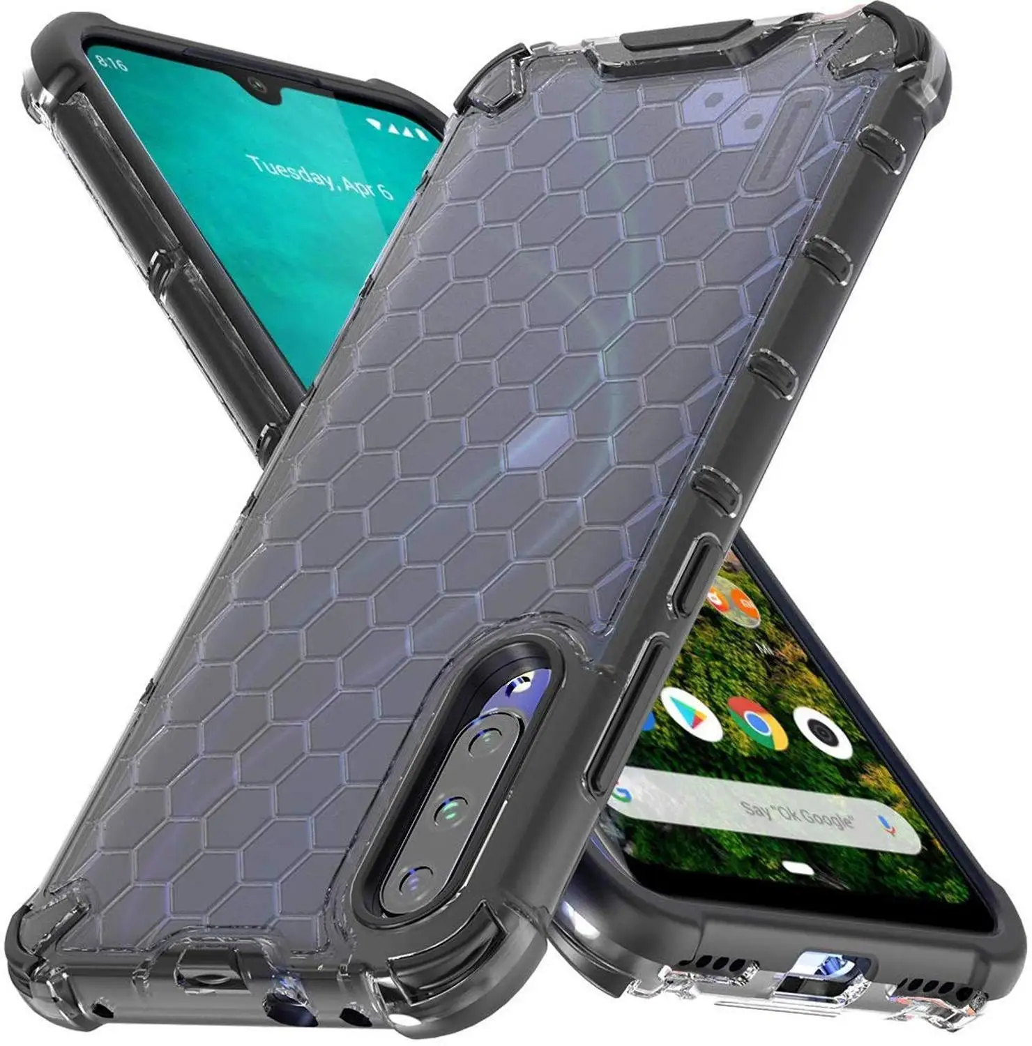 Противоударный чехол для VIVO V15 X30 Pro S5 IQOO NEO силиконовый с сотовым бампером