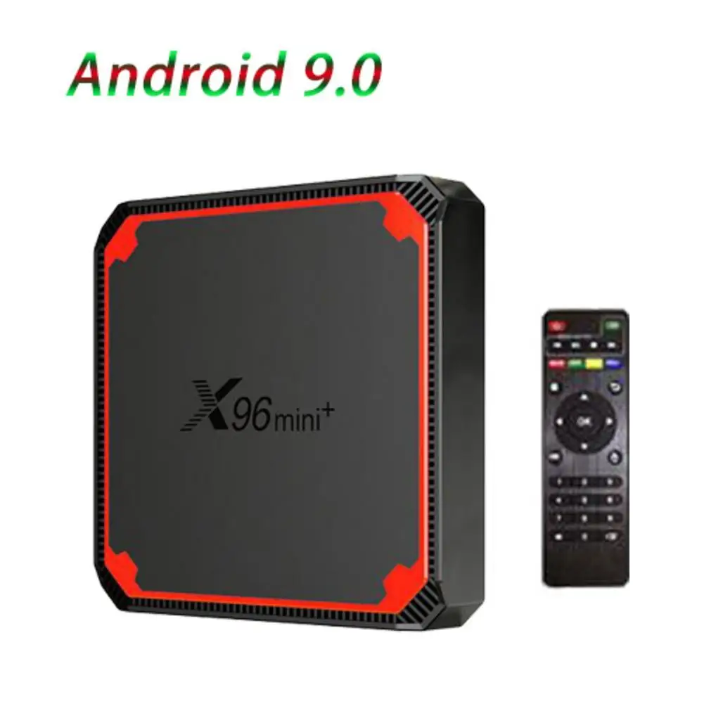 

2021 X96 Mini Plus Quad Core ARM Cortex A53 Smart TV Box Android 9.0 2GB 8GB 16GB 4K For Youtube Media Player TVBOX Set Top Box