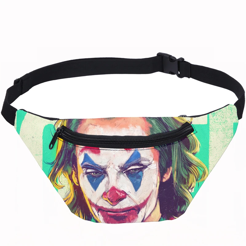 Мужская поясная сумка Banana Fruit с принтом в стиле хип-хоп на молнии для телефона