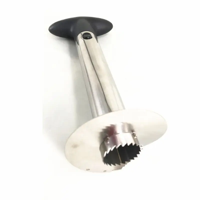 

449C Fruit Pineapple Peeler Slicer Cutter Stainless Steel Kitchen Tools DIY (black)