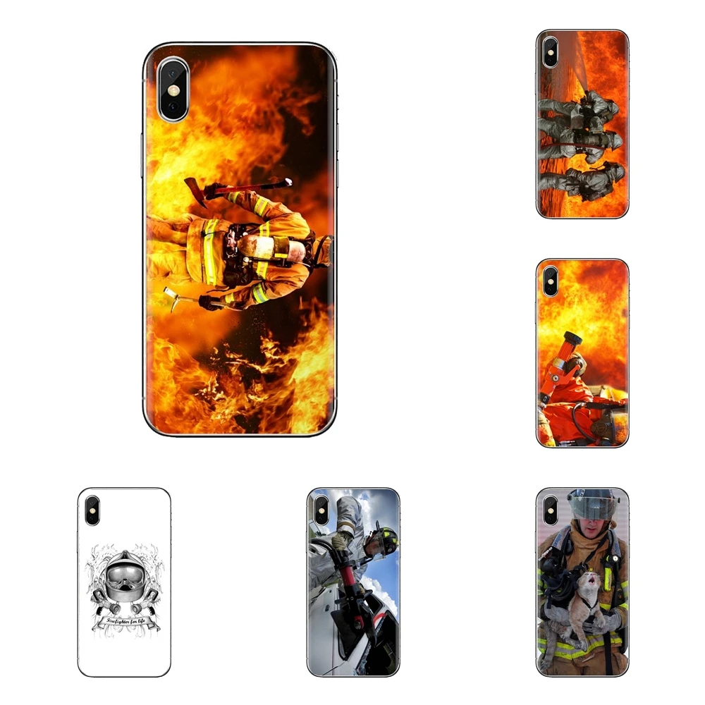 TPU Skin Case firefighter for life hero Poster For HTC One U11 U12 X9 M7 M8 A9 M9 M10 E9 Plus Desire 630 530 626 628 816 820 830 |