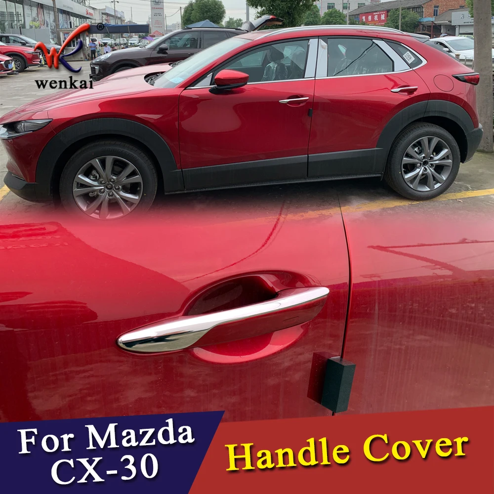 Хромированный АБС пластик боковая крышка дверной ручки отделка для Mazda CX 30 2020