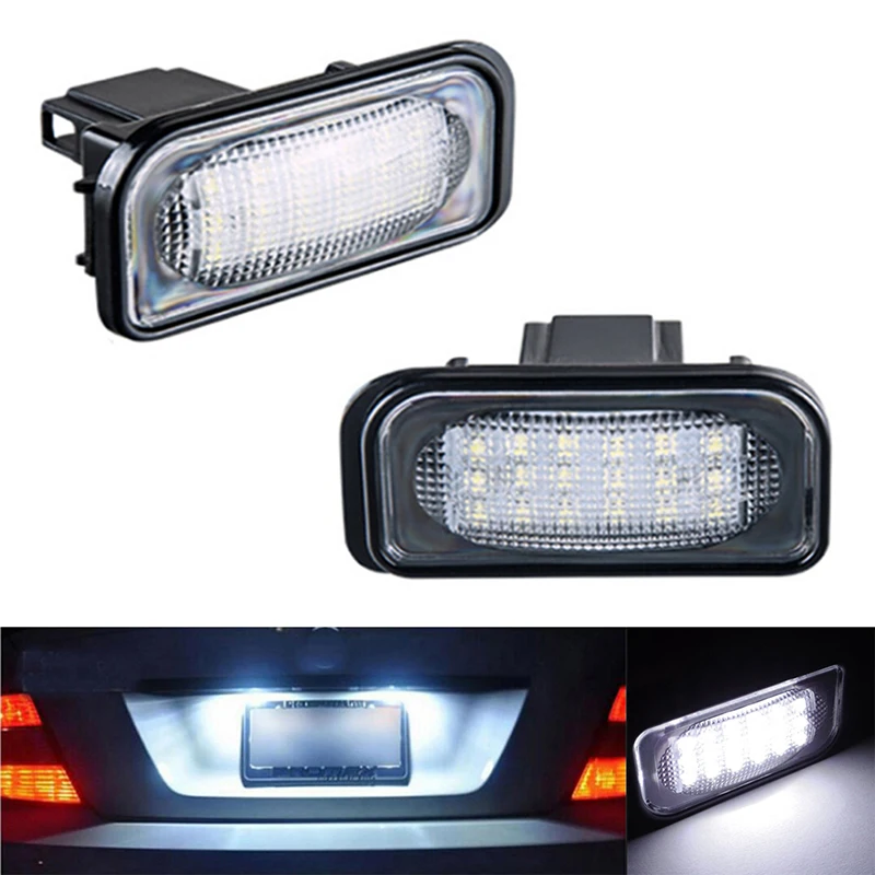 

2PCS LED License Plate Light For W203 Car Number Plate Lamp