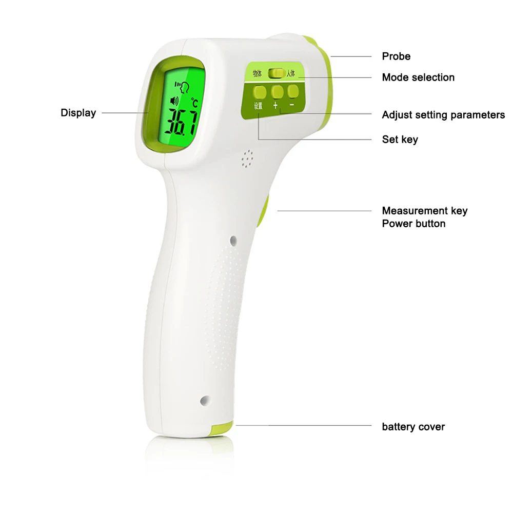 

Infrared Digital Thermometer Adult kid home Non-Contact Forehead Temperature Thermometer with blood pressure & Oximeter set tool