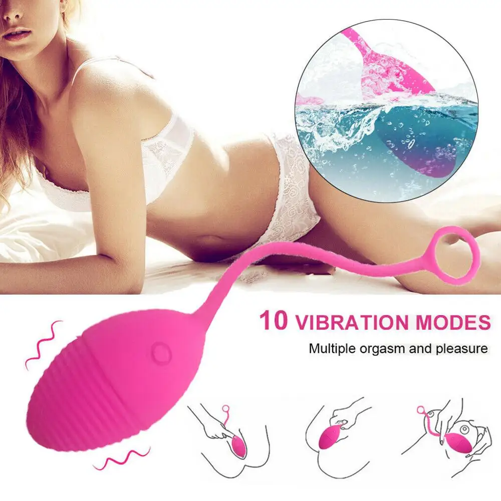 Ben Wa Kegel Balls Vaginal Rechargeable Bullet Egg Vibrator Wireless Sex-toys for Women Couples | Красота и здоровье