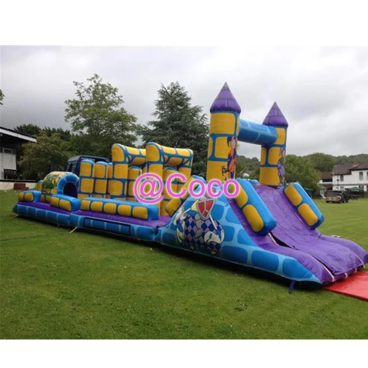 Бесплатная доставка в морской порт 10x3 надувной прыгающий замок ход препятствий