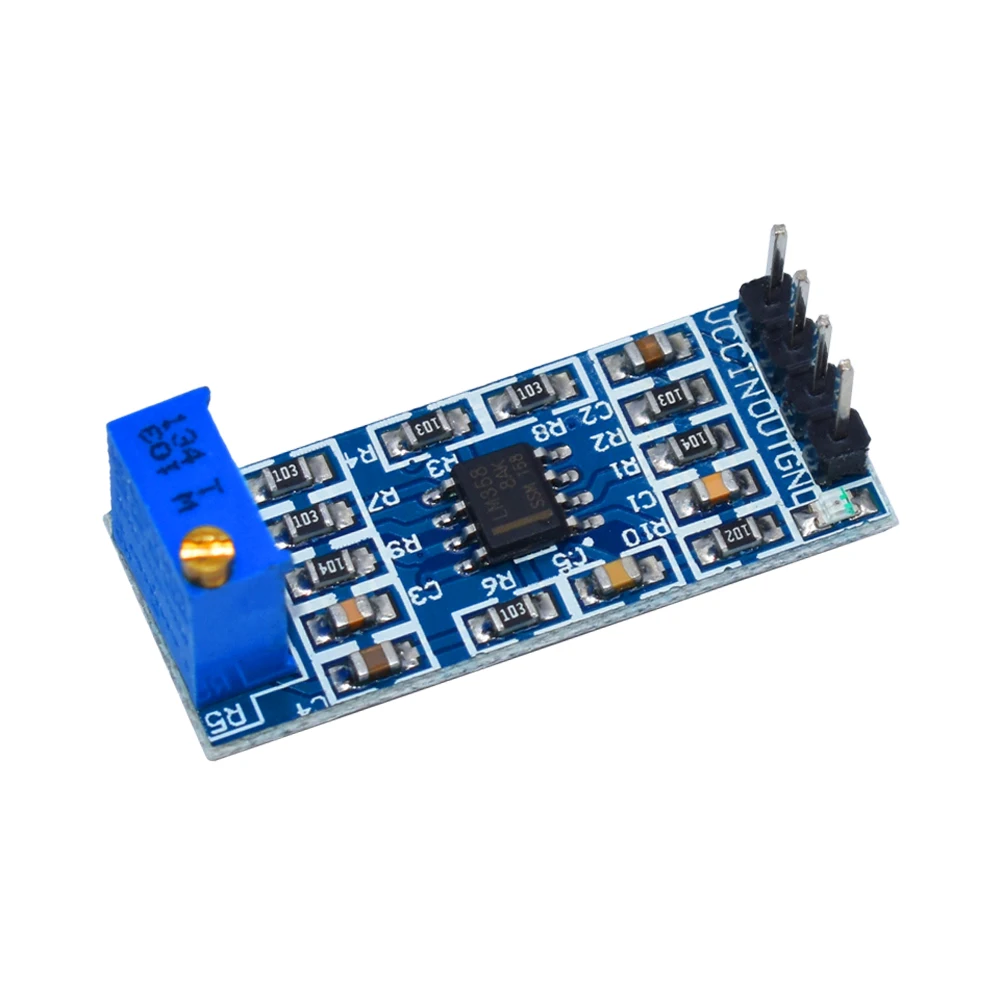 1 шт. новый модуль усиления сигнала LM358 100 увеличение времени|amplifier module|module amplifier |