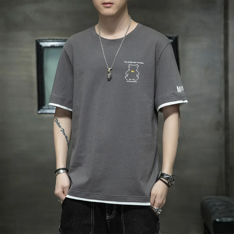 

2021 New Summer Men's Sports Men's T-shirt Sports High Quality Short Sleeve