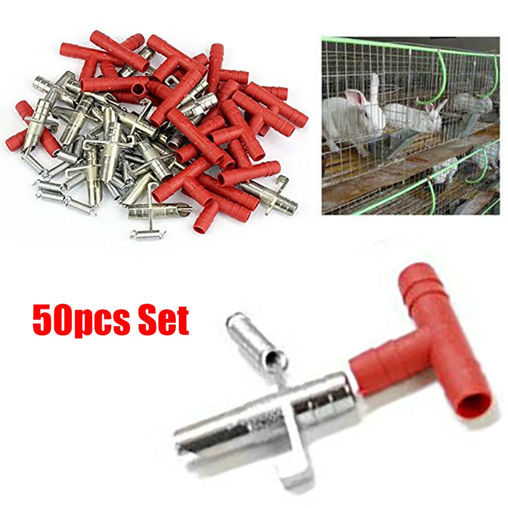 50 шт. кормушка для воды Rabbit Rodent Ferret Mouse инструмент подачи воды|Принадлежности
