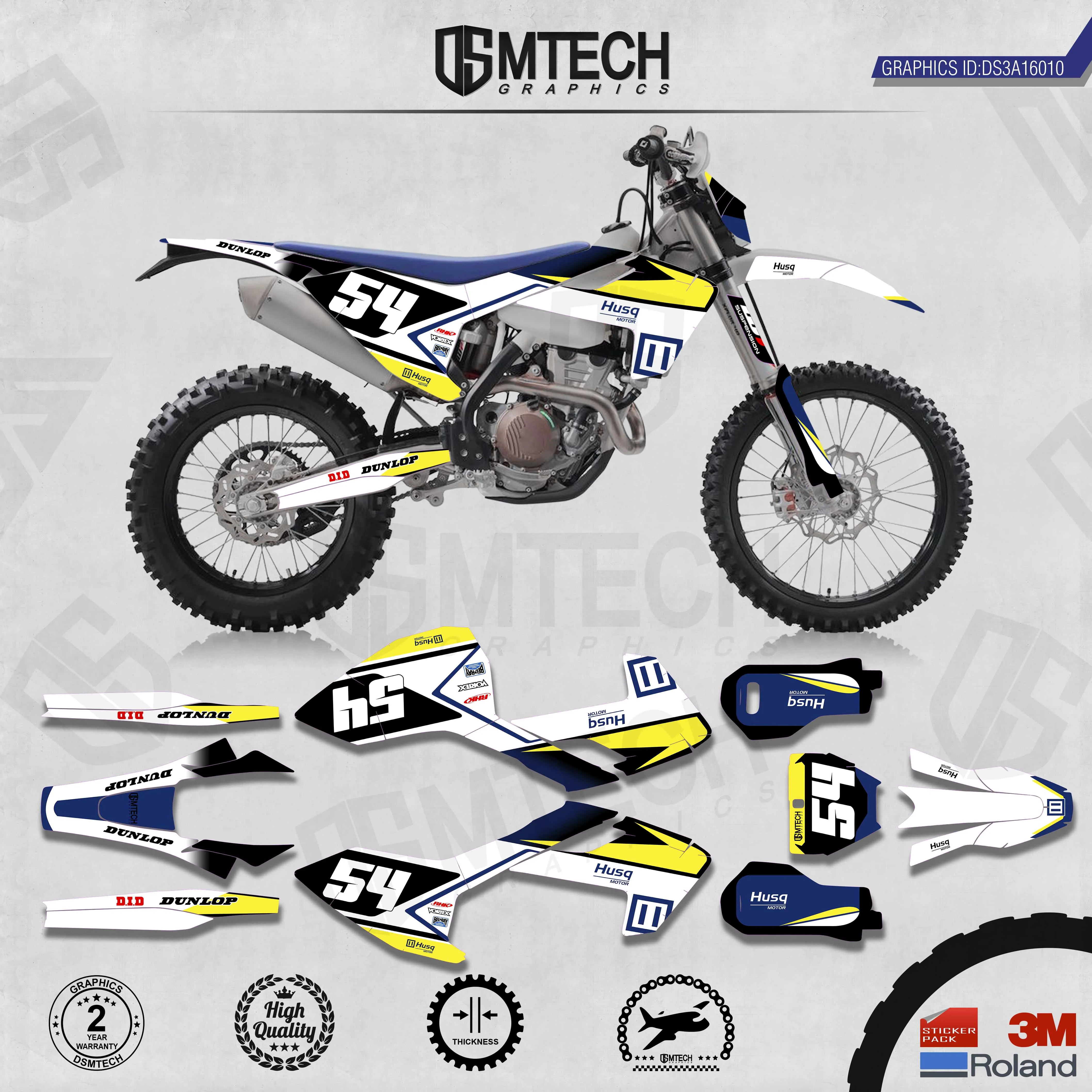 DSMTECH графика команды на заказ Фоны наклейки 3m для TC FC TX FX FS 2016 2018 TE FE 2017 2019