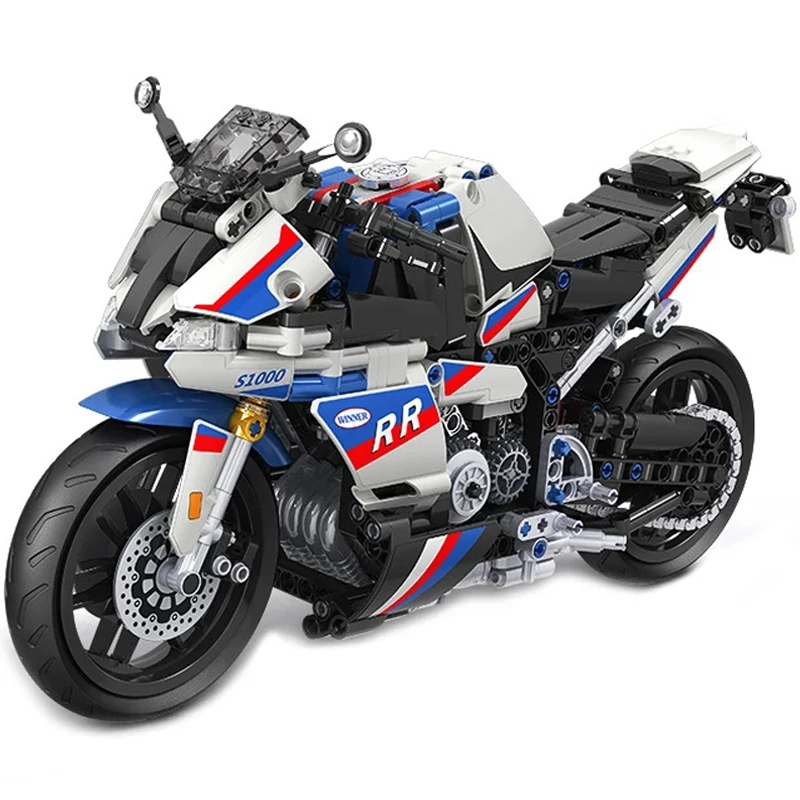 Winner 819 шт. S1000RR MOC Creator знаменитый мотоцикл сборные строительные блоки кирпичи