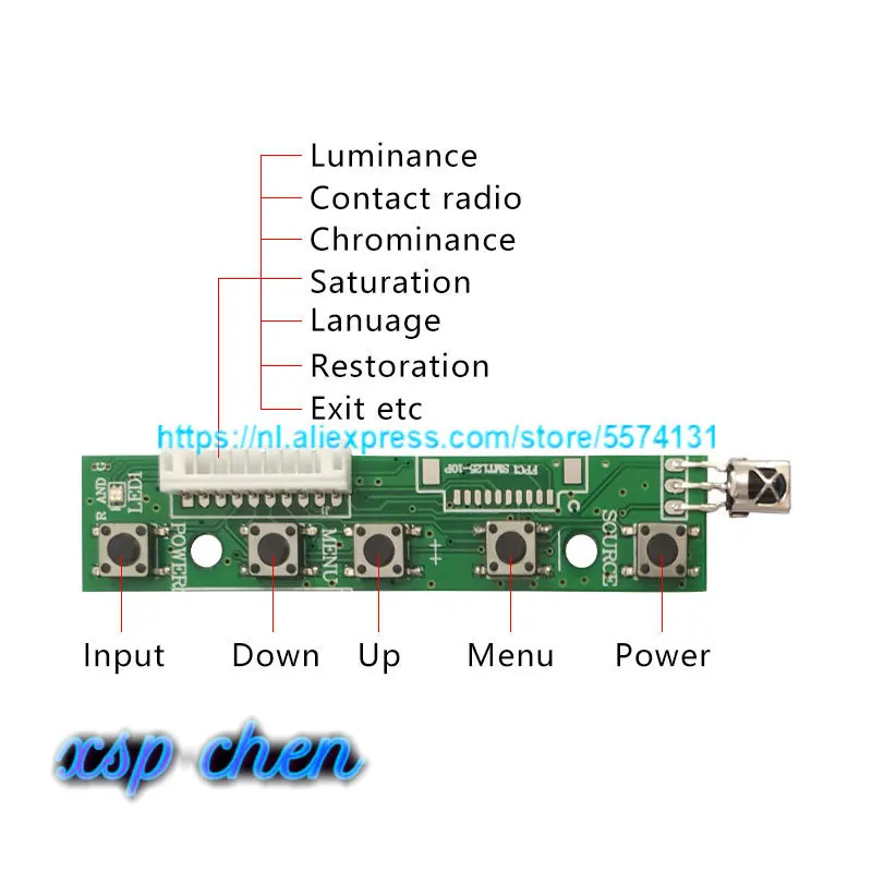 10 1 Ips для Raspberry Pi монитор 1920*1200 Tft B101UAN02.1 драйвер платы Hdmi Vga Av Lvds 2AV raspberry - купить по