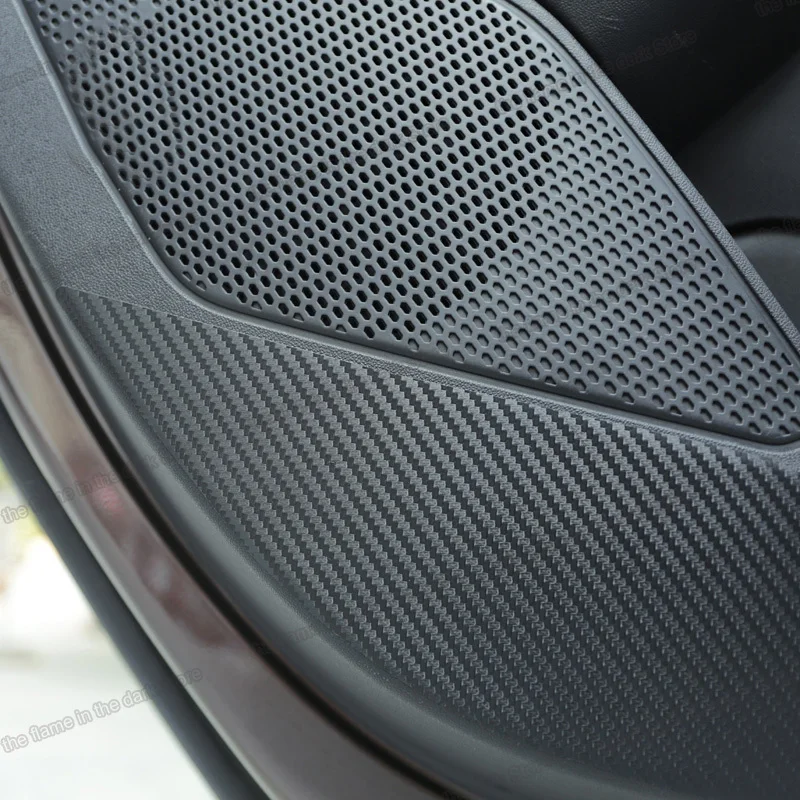 Lsrtw2017 углеродное волокно ПВХ автомобильная дверь Противоударная пленка наклейка